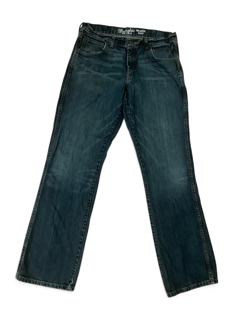 Wrangler Retro Jeans Men’s 34x34 Relaxed Bootcut Stretch Western Cowboy Workwear